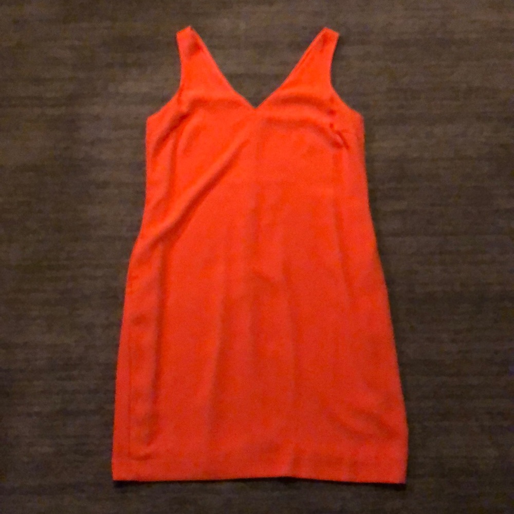 LAUREN Ralph Lauren orange shift dress - Size 12